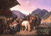 HESS, Heinrich Maria von Sankt Leonhardsfest in Fischhausen am Schliersee France oil painting artist